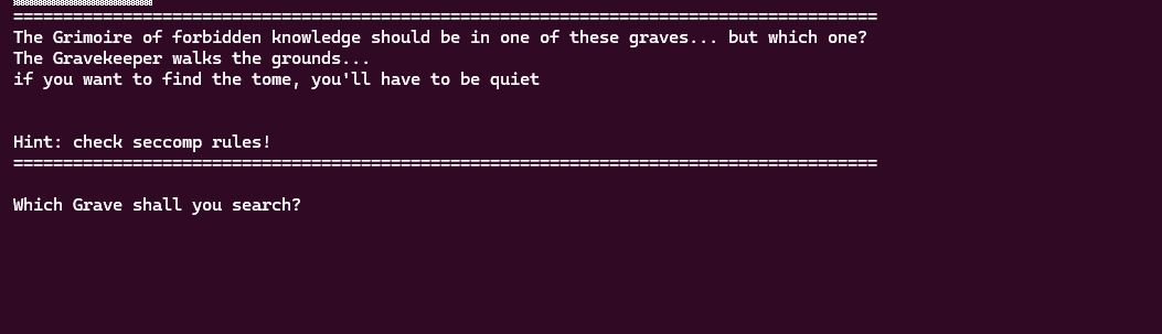 Binary prompt